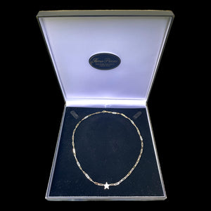 9ct gold star chain