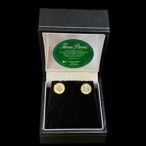 9ct gold stud earring