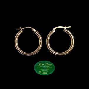 Gold hoop earrings