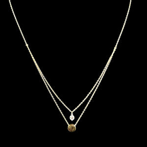 Gold double chain