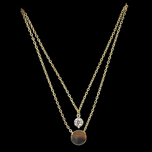 Gold double chain