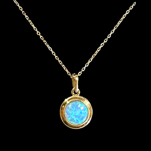 9ct opal pendant
