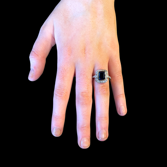 9ct Gold sapphire dress ring Time Pieces Roscommon Ireland