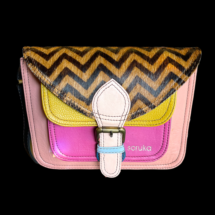 Leather cross over bag