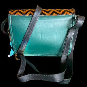 Leather cross over bag